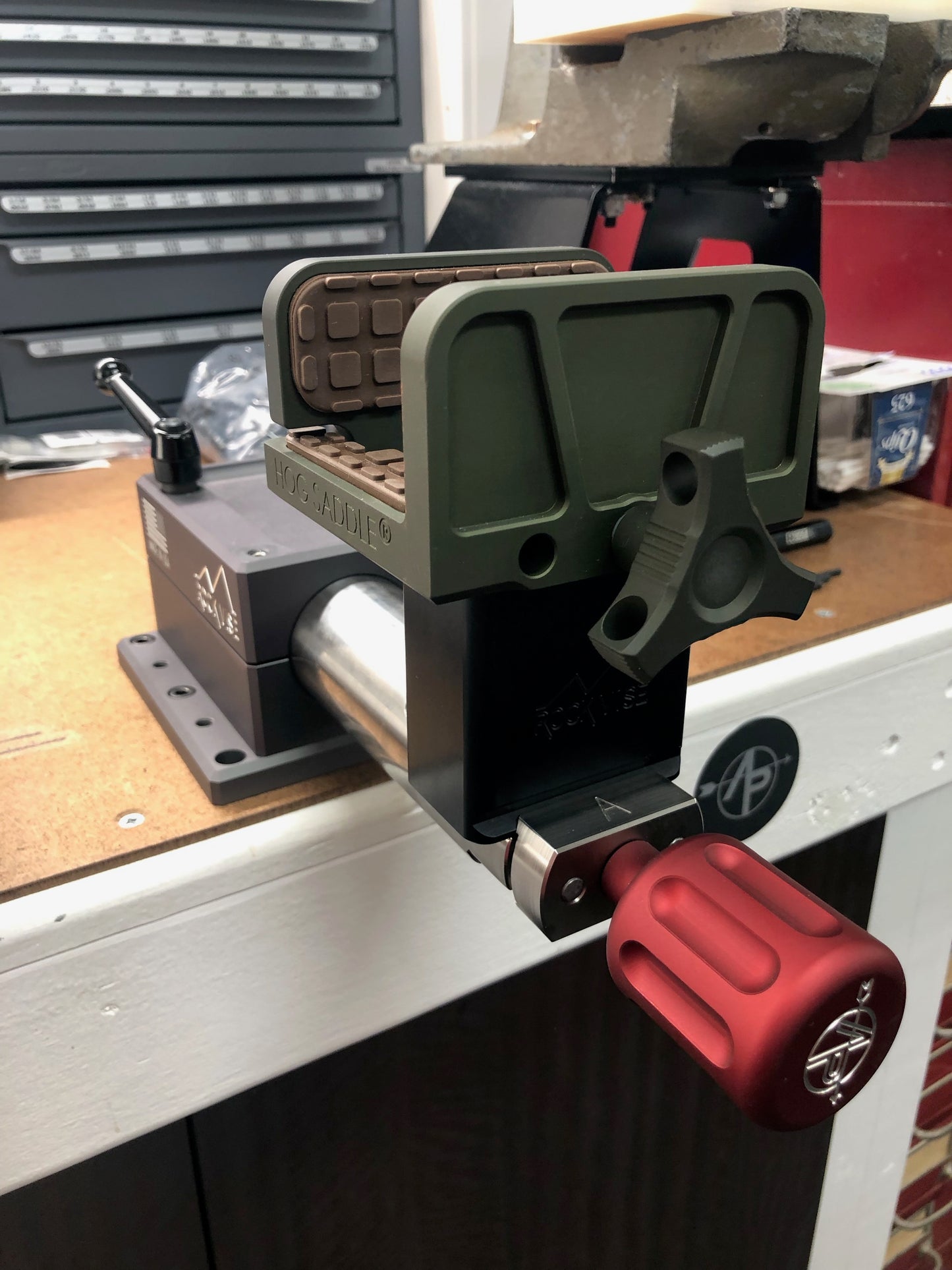 HOG and PIG Saddle Vise Adapter - Coming Soon