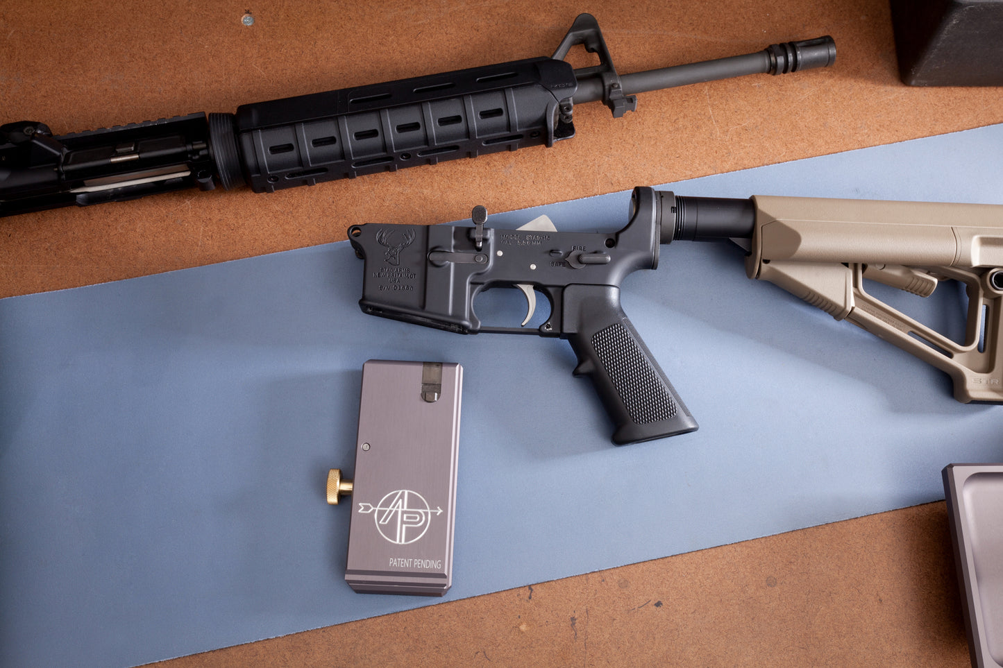 AR-15 Platform Mag Attachment Block